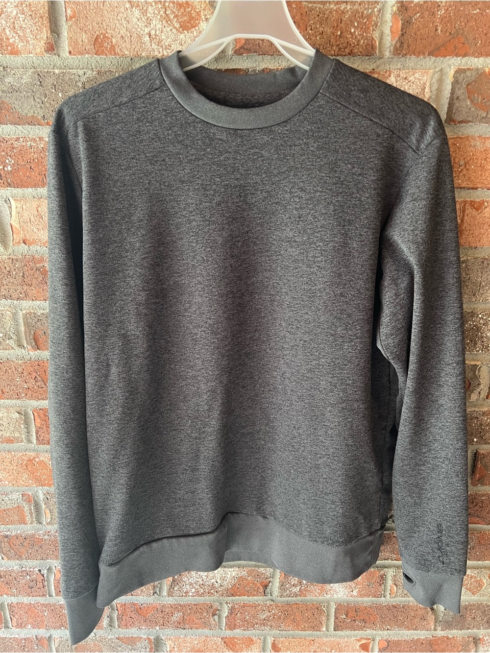 Dakine Mens Liberator Lightweight Crew - Black Heather Size X-Large
